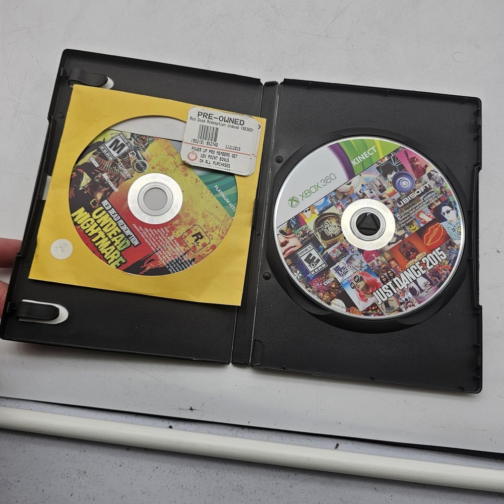 Just Dance 2015 Kinect Red Dead Redemption Undead Nightmare Xbox 360 Lot 2
